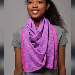Lululemon Ivivva pink snap scarf O/S